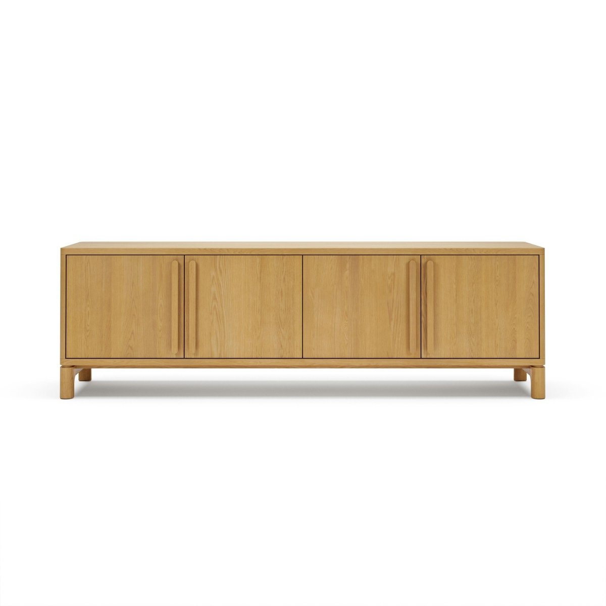 CORVEN Modern Solid Wood Media Unit - Exclusivia