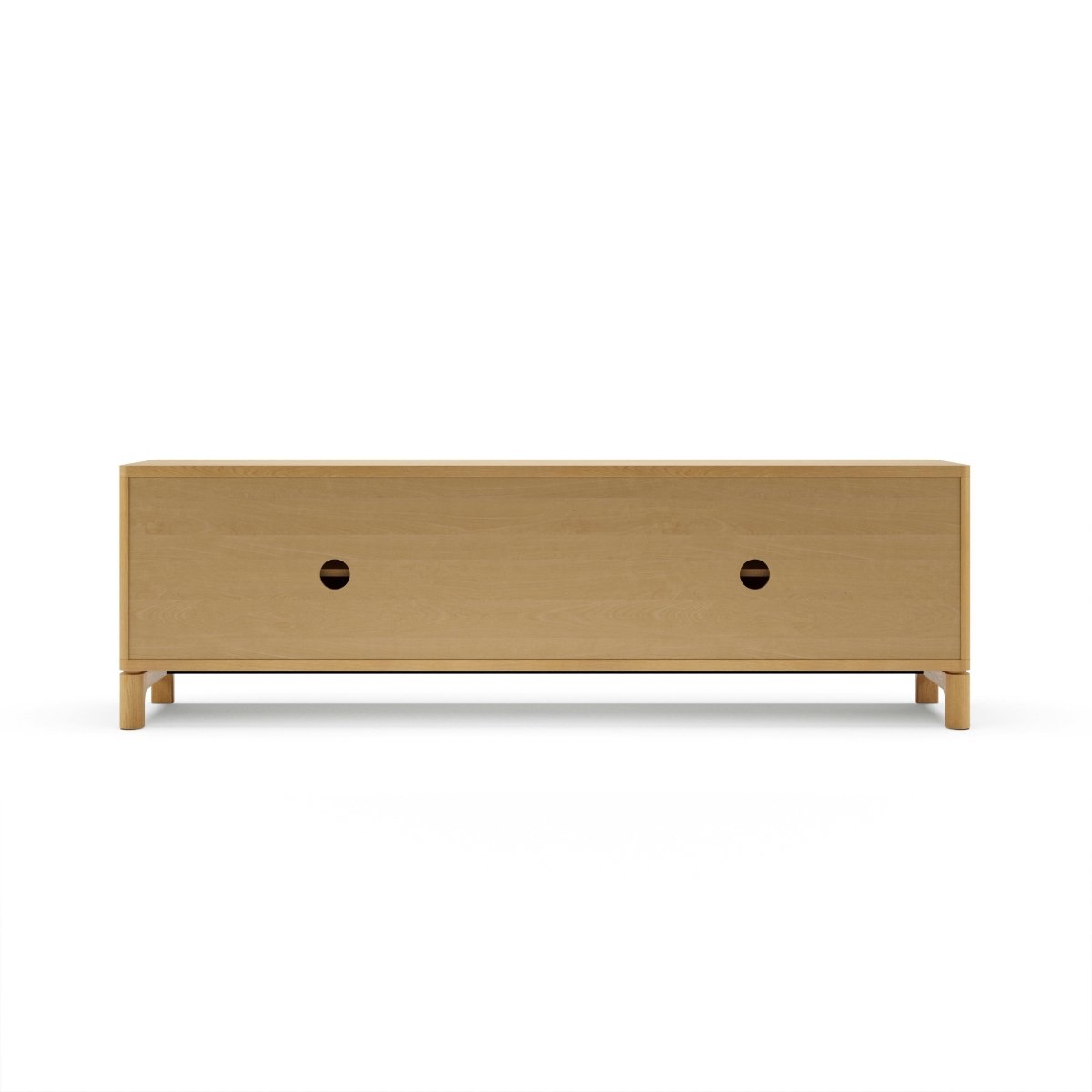 CORVEN Modern Solid Wood Media Unit - Exclusivia
