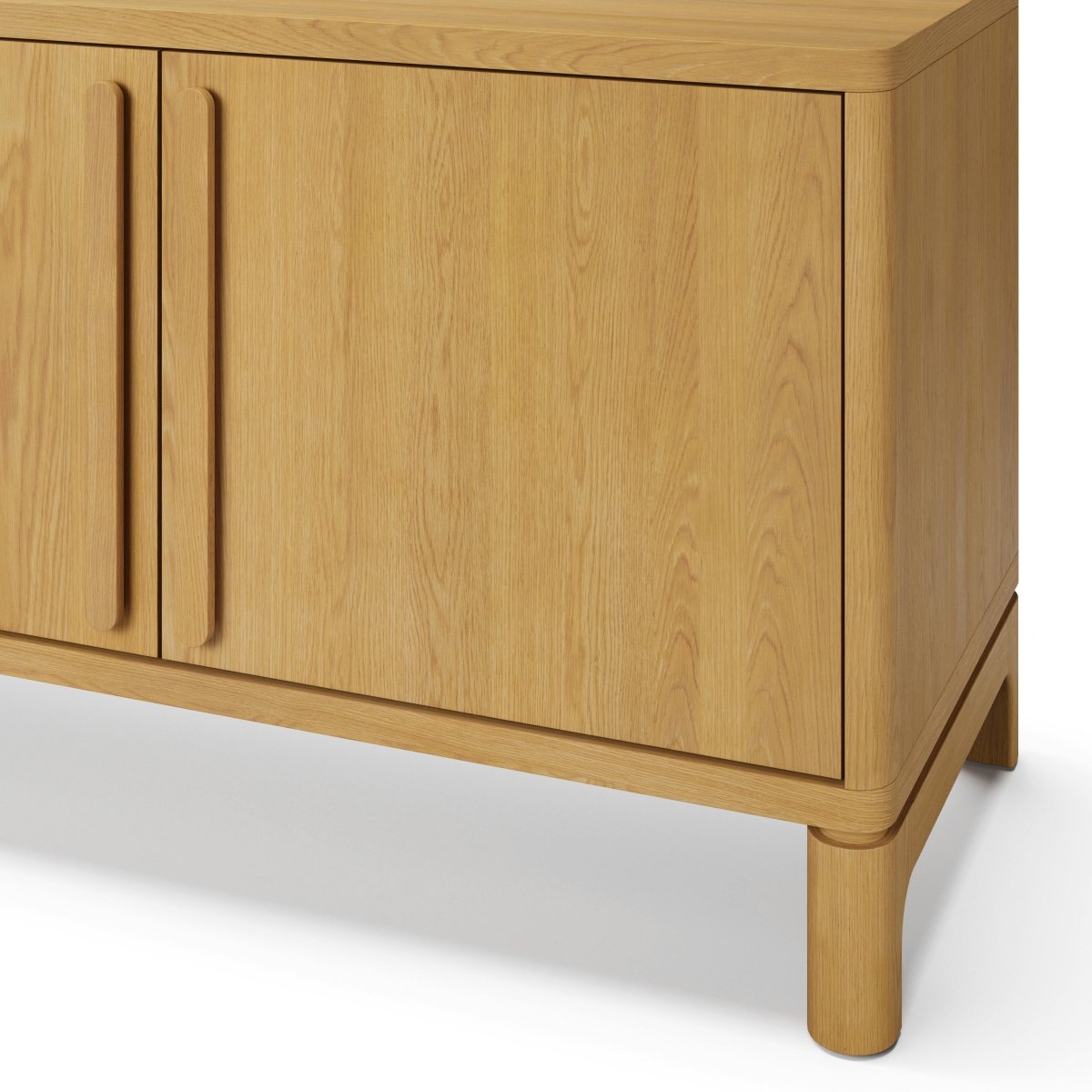 CORVEN Modern Solid Wood Media Unit - Exclusivia