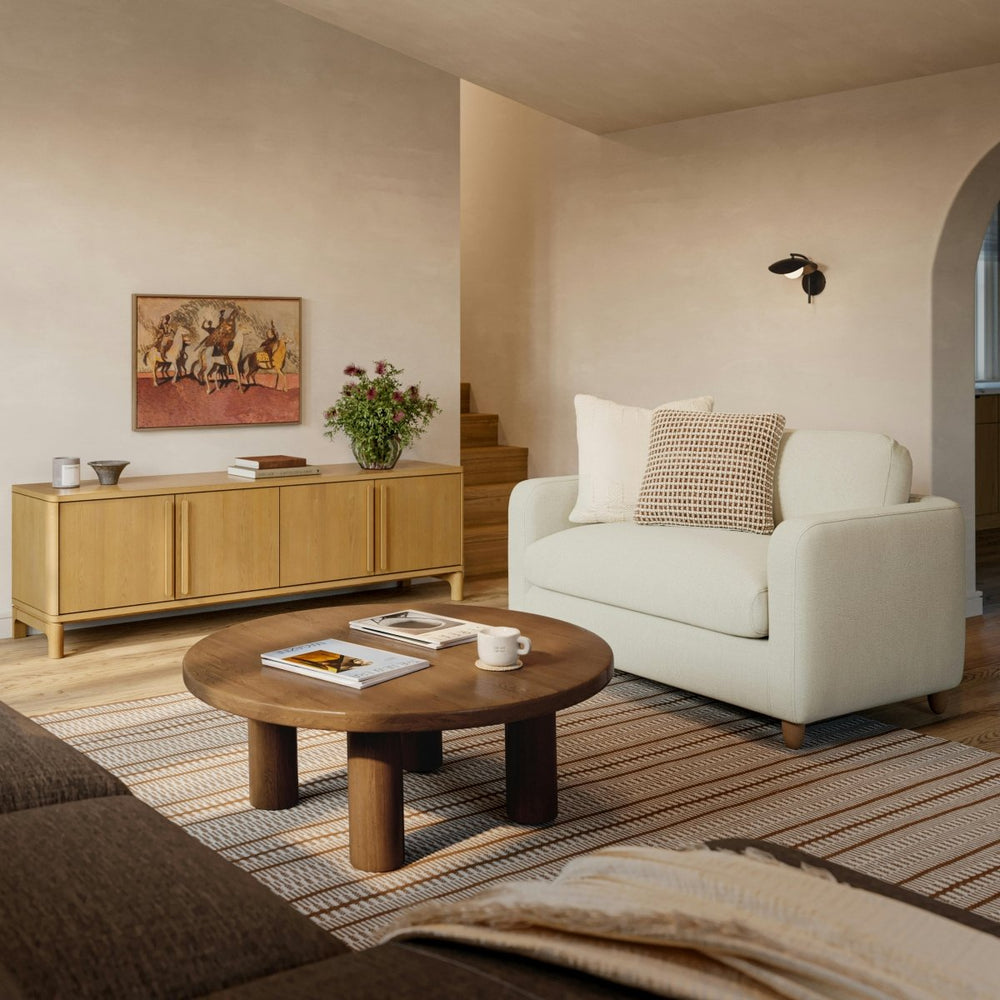 CORVEN Modern Solid Wood Media Unit - Exclusivia