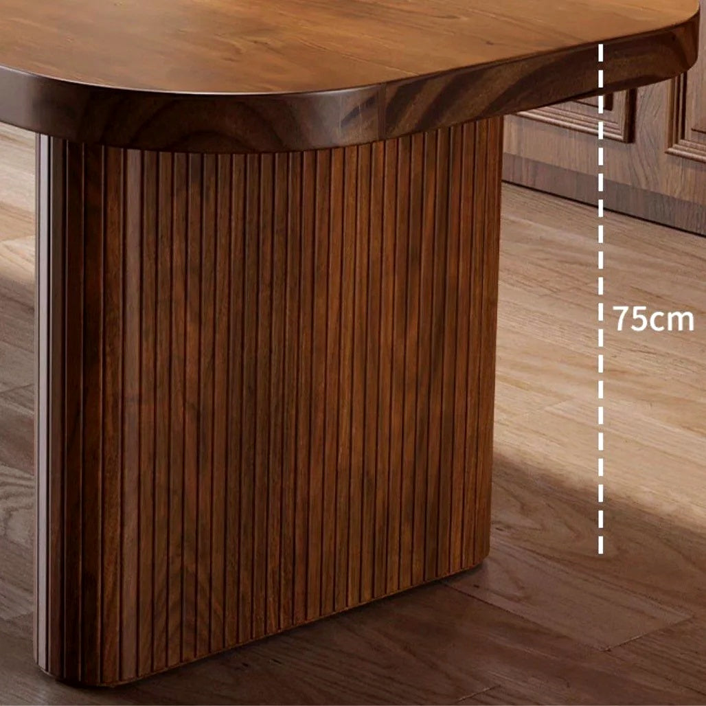 LUME Rustic Solid Wood Dining Table