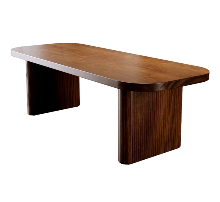 LUME Rustic Solid Wood Dining Table