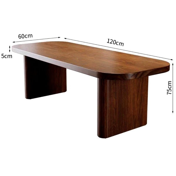 LUME Rustic Solid Wood Dining Table