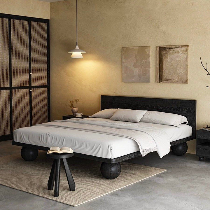 Kanso Japandi Solid Wood Bedframe