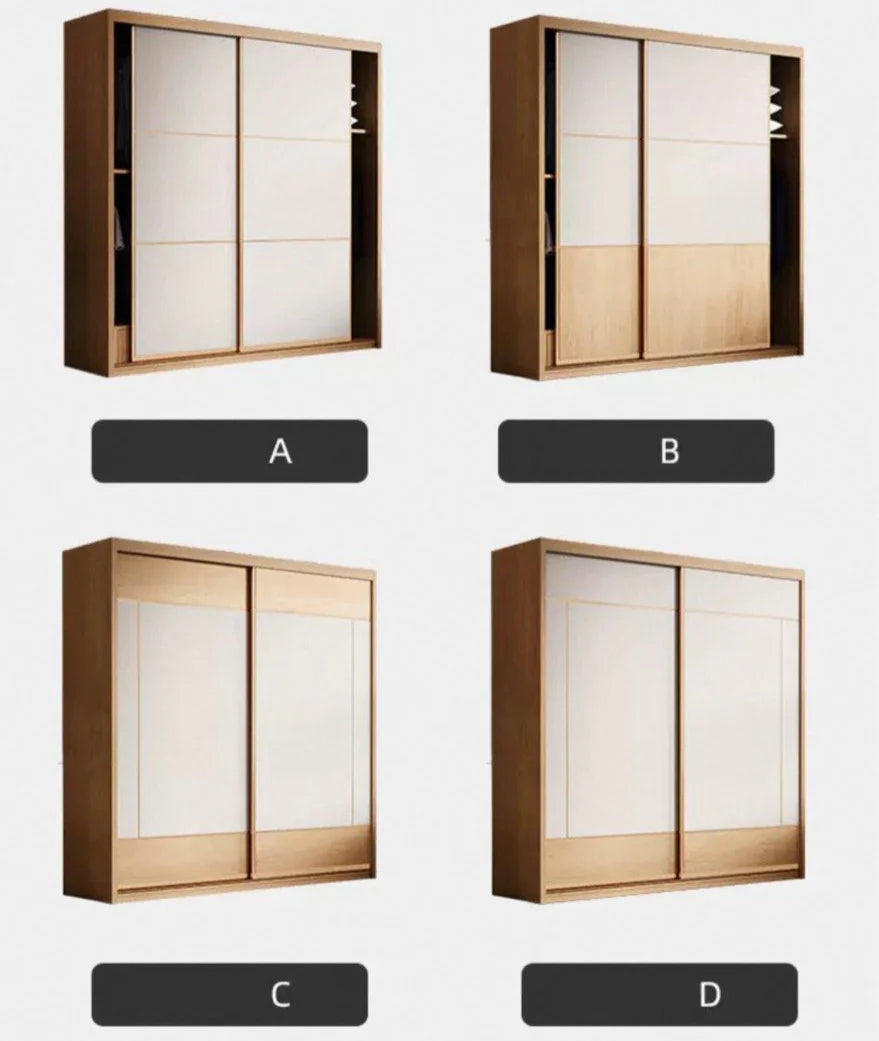 NORI Japandi Solid Wood Wardrobe