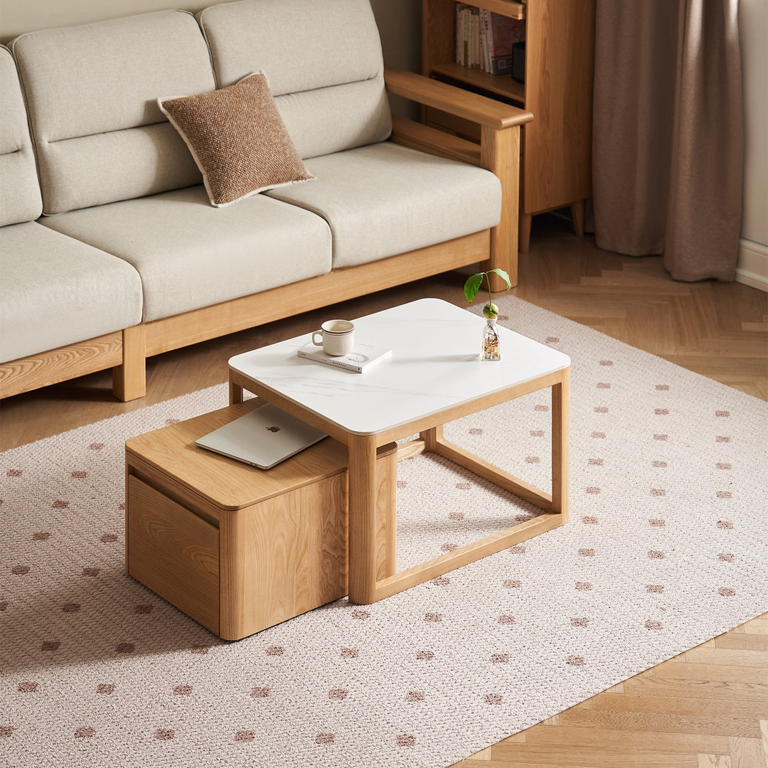 Nero Sintered Stone Coffee Table Set