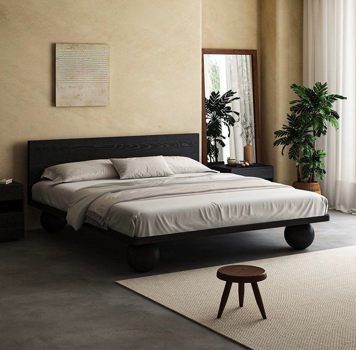 Kanso Japandi Solid Wood Bedframe