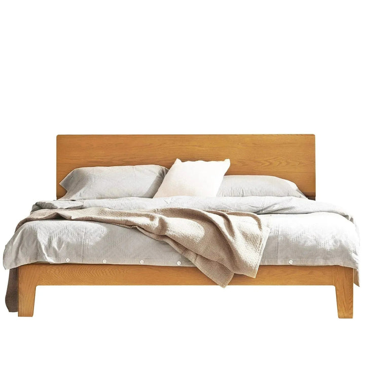 Nordal Oak Platform Bed