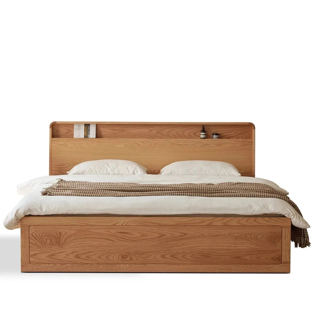 Luna Storage Wood Bed