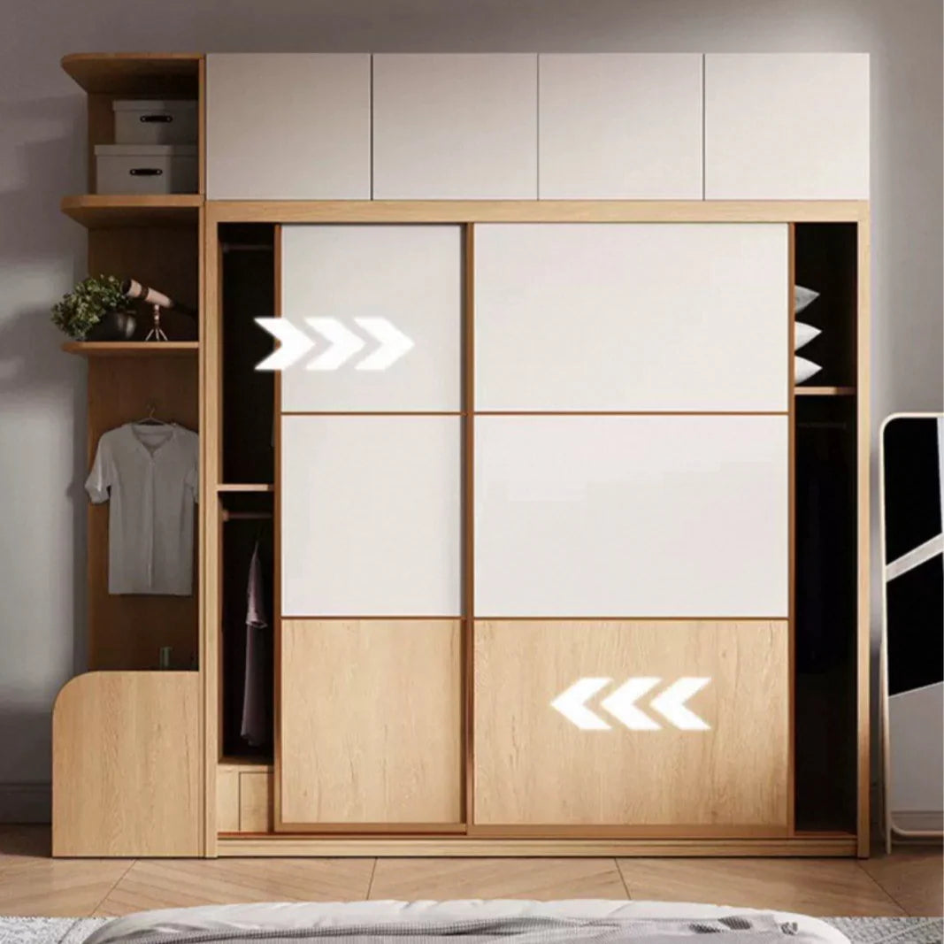 NORI Japandi Solid Wood Wardrobe
