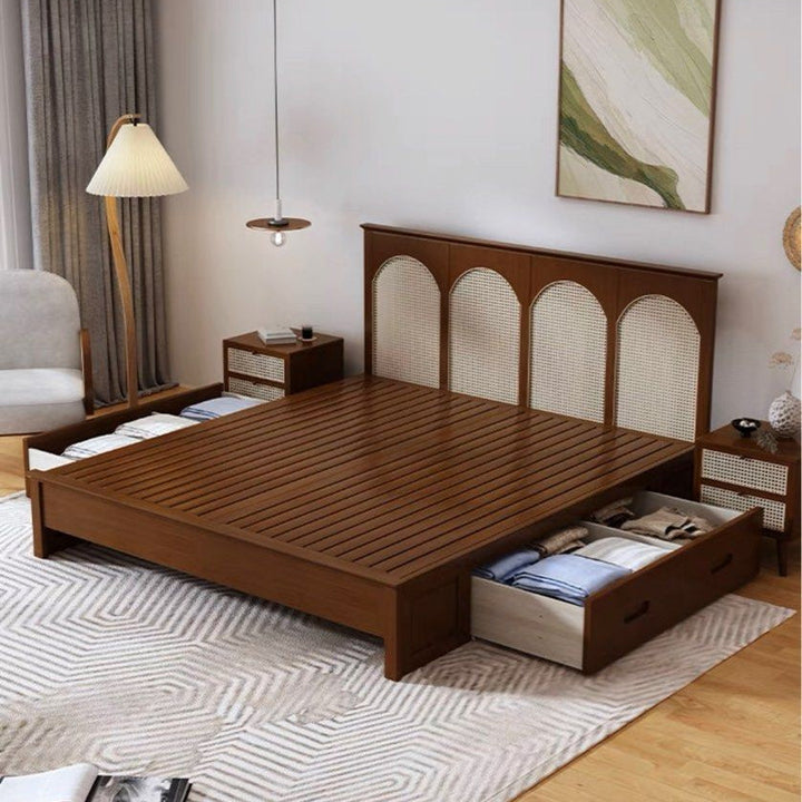 Ridge Rustic Storage Bedframe