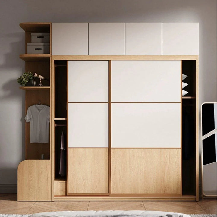 NORI Japandi Solid Wood Wardrobe