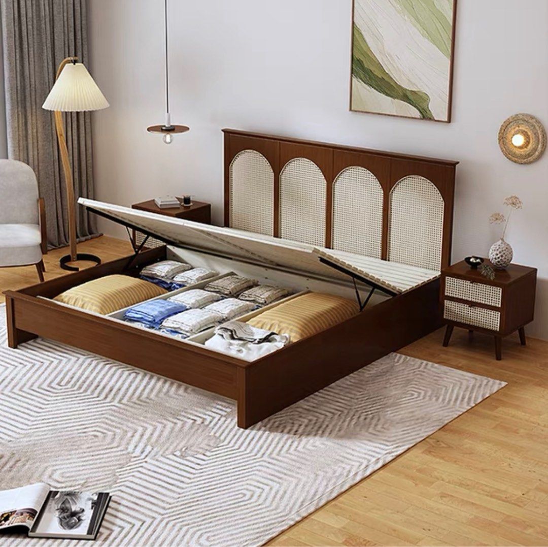 Ridge Rustic Storage Bedframe