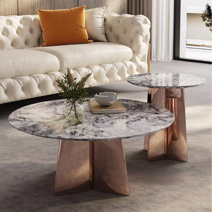 Marbelle Round Marble Coffee Table