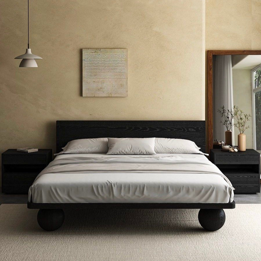 Kanso Japandi Solid Wood Bedframe
