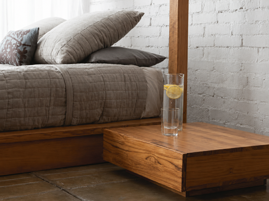 Arven Solid Wood Canopy Bedframe