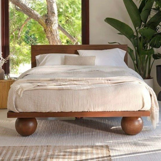 Kanso Japandi Solid Wood Bedframe