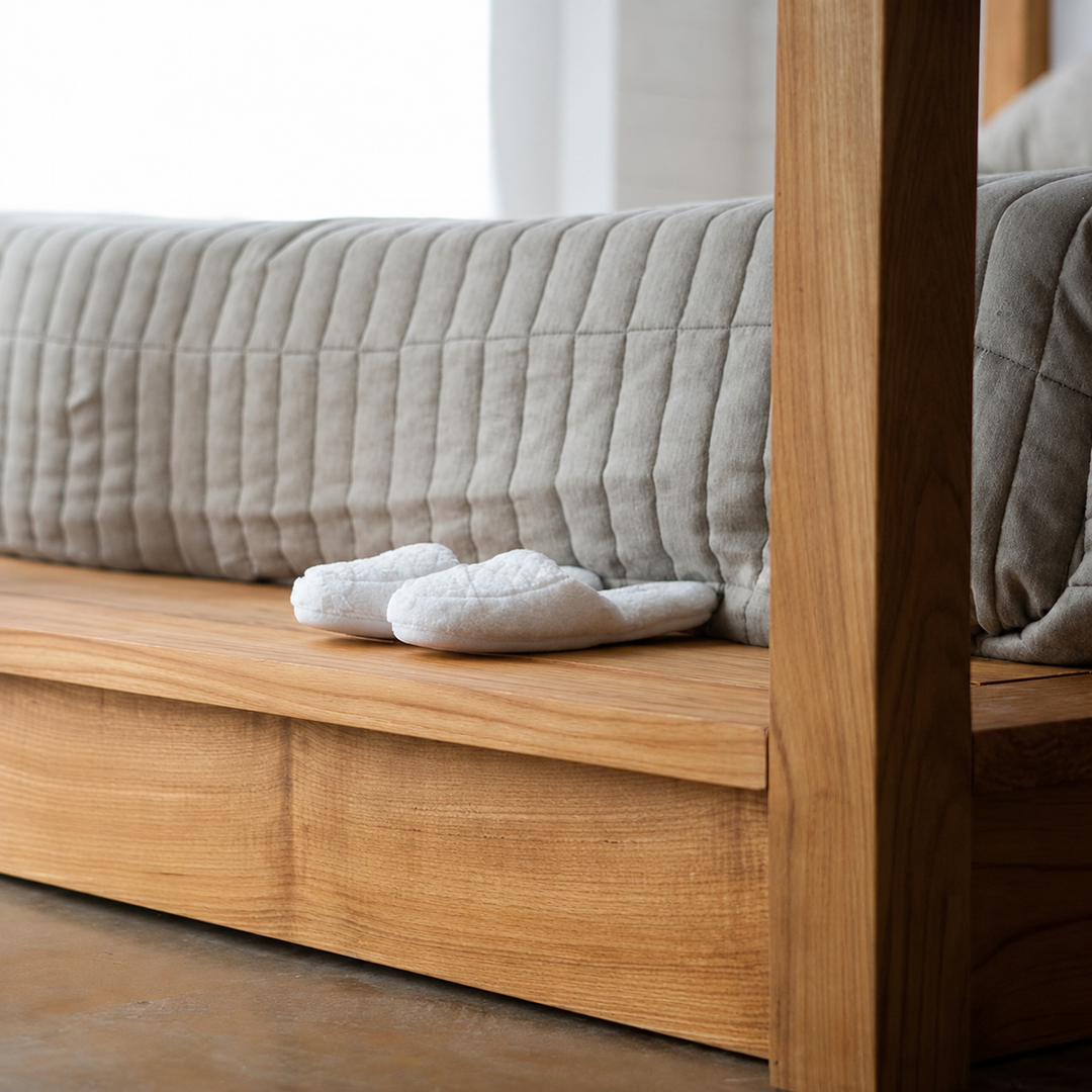 Arven Solid Wood Canopy Bedframe