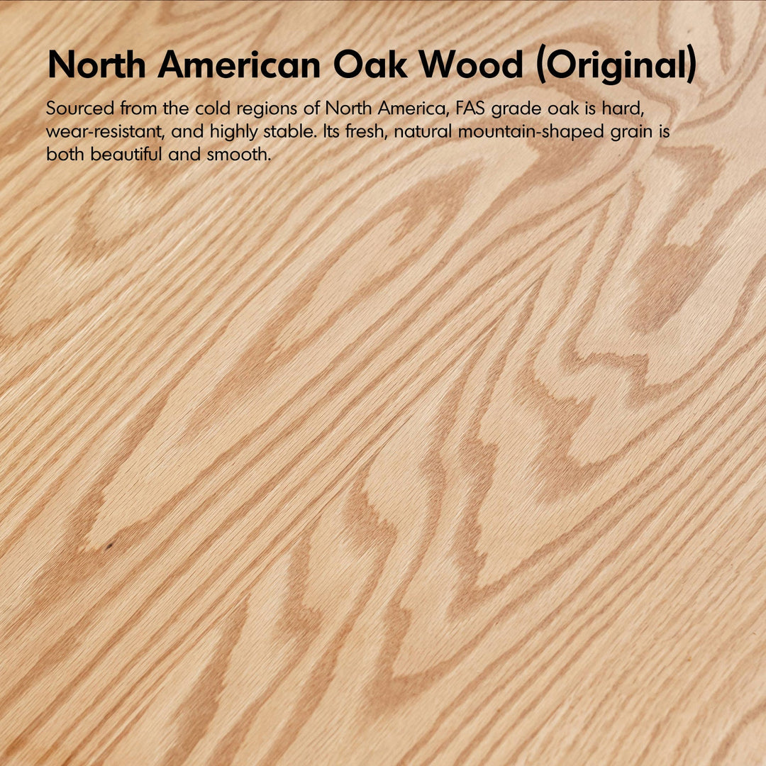 Nordal Oak Platform Bed