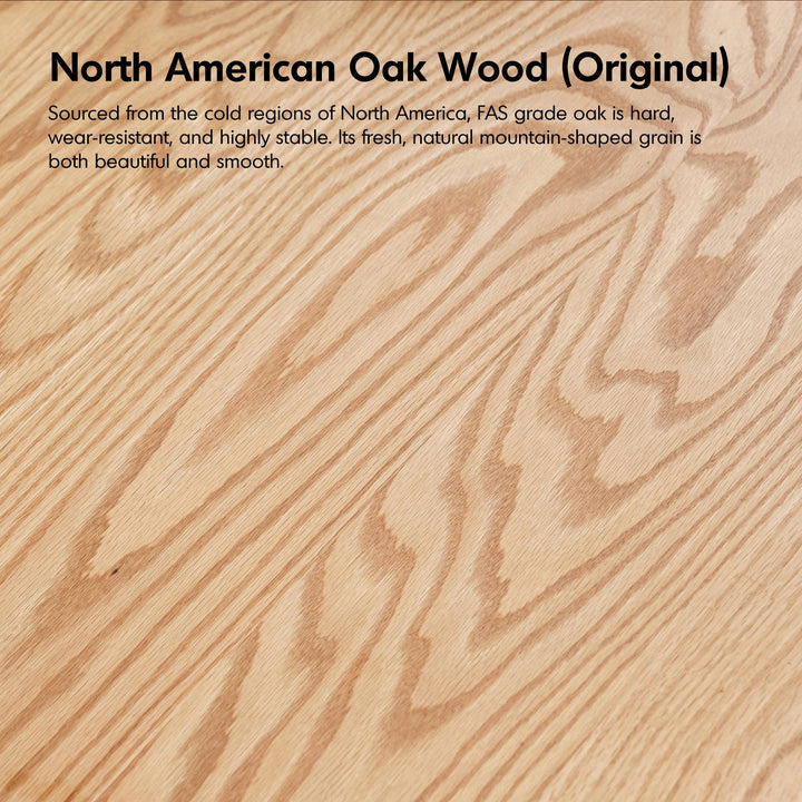 Nordal Oak Platform Bed