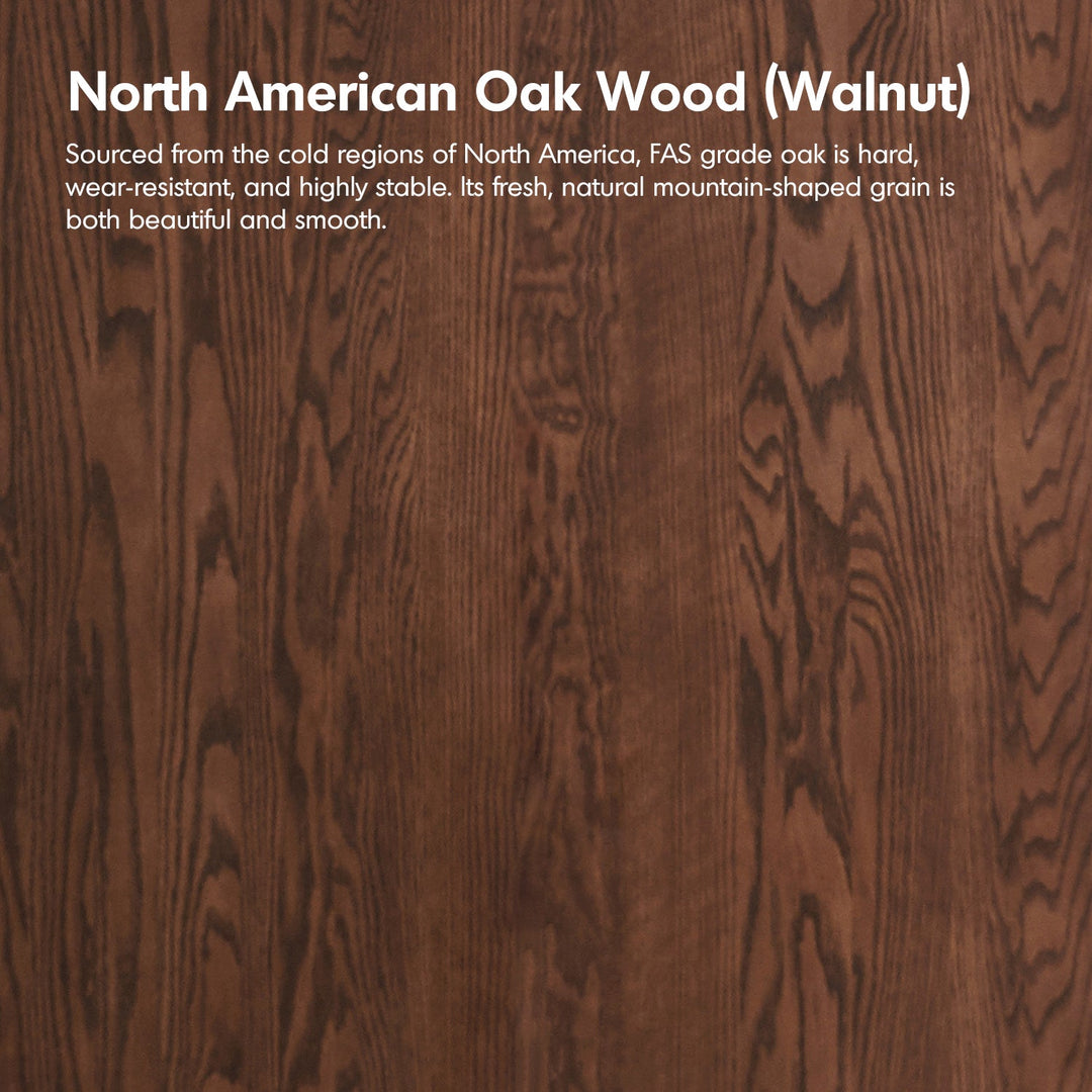Nordal Oak Platform Bed