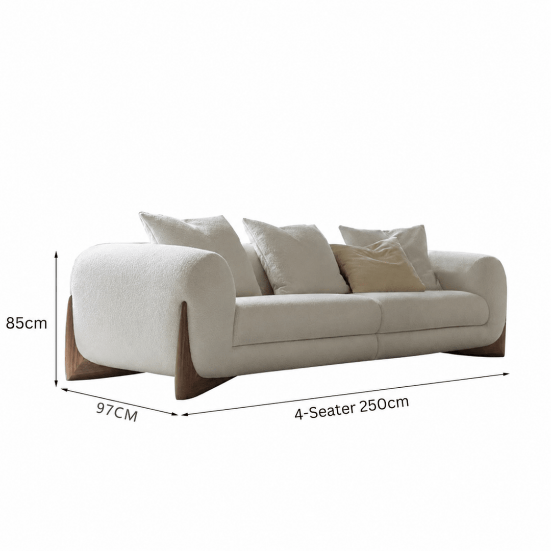 Imperio Modern Boucle Sofa - Exclusivia