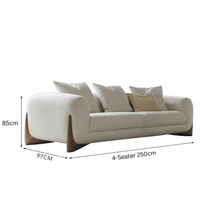 Imperio Modern Boucle Sofa - Exclusivia