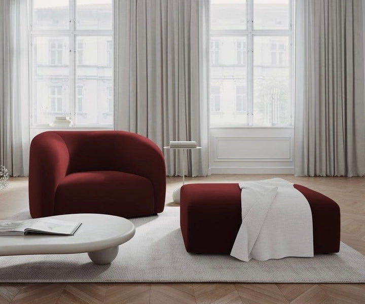 Inessa Scratch Resistant Curve Sofa - Exclusivia