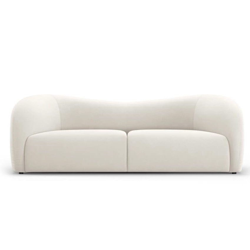 Inessa Scratch Resistant Curve Sofa - Exclusivia