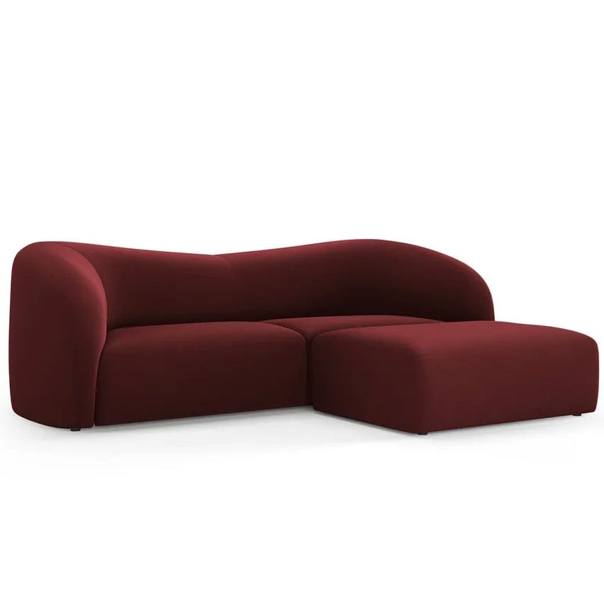 Inessa Scratch Resistant Curve Sofa - Exclusivia