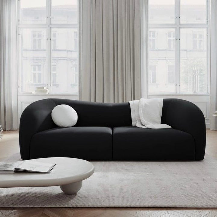 Inessa Scratch Resistant Curve Sofa - Exclusivia