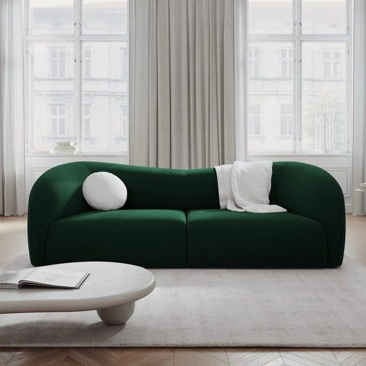 Inessa Scratch Resistant Curve Sofa - Exclusivia