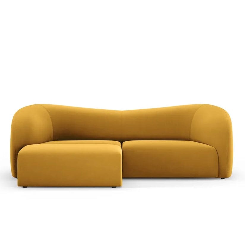 Inessa Scratch Resistant Curve Sofa - Exclusivia