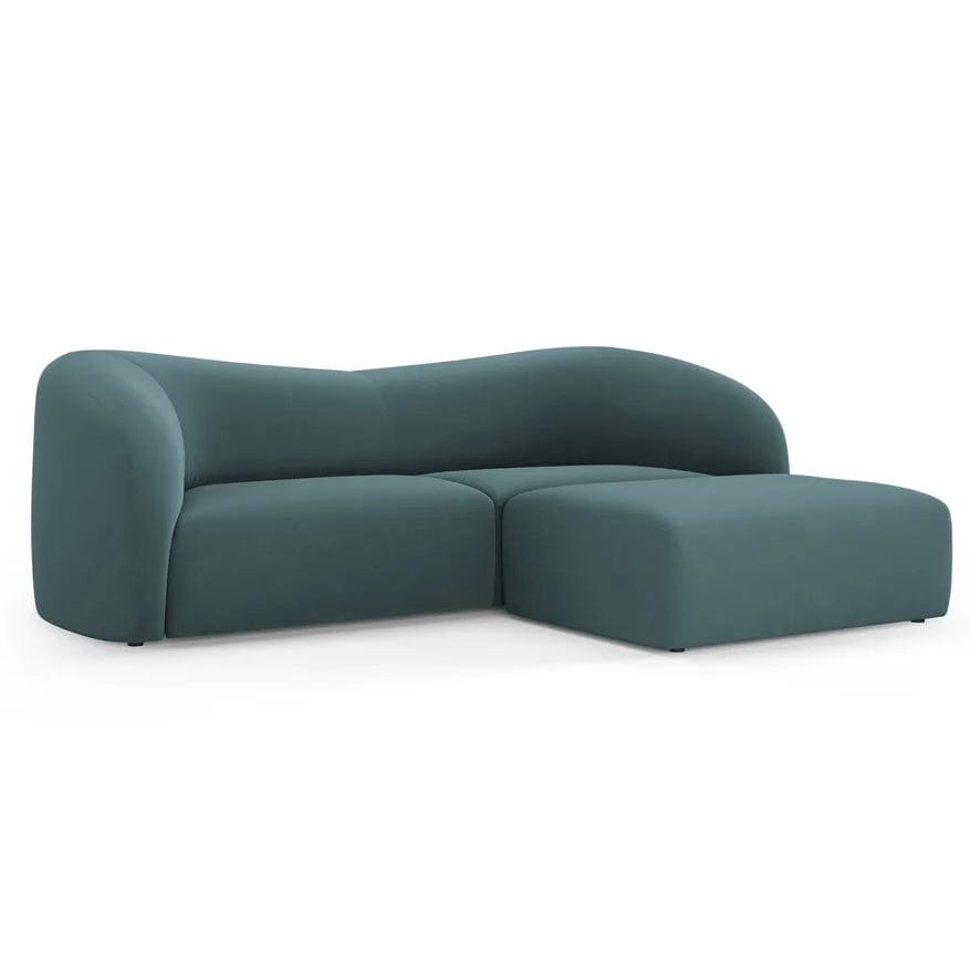 Inessa Scratch Resistant Curve Sofa - Exclusivia