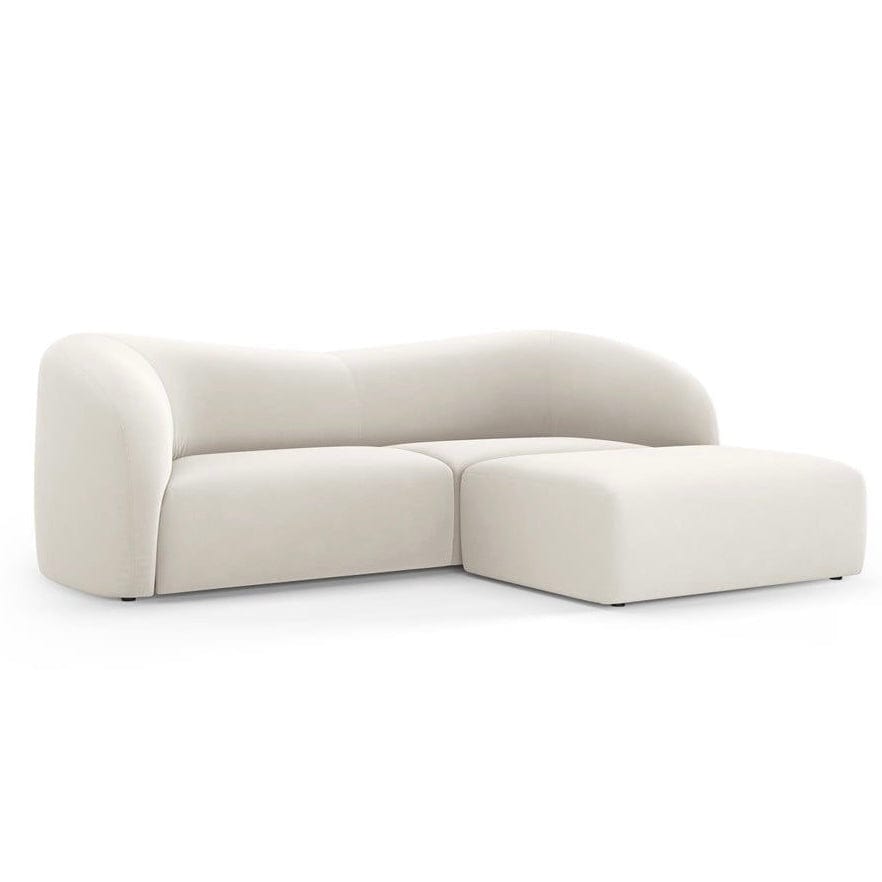 Inessa Scratch Resistant Curve Sofa - Exclusivia