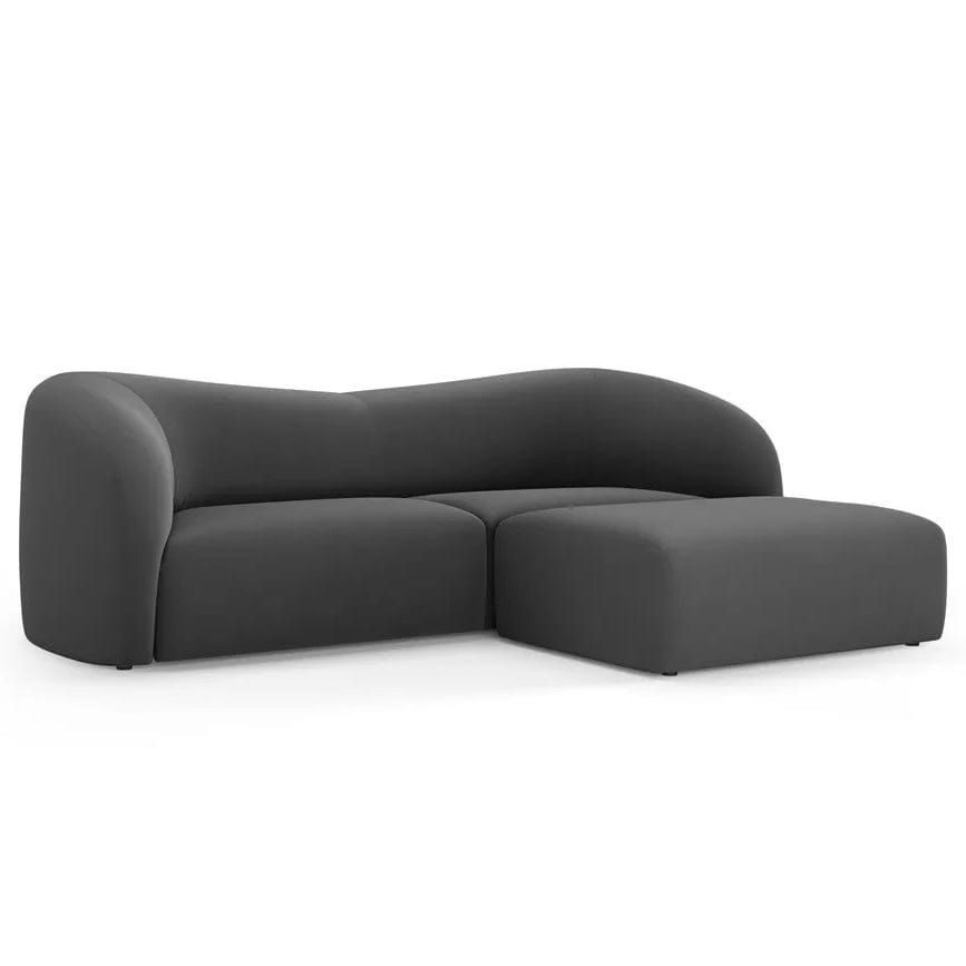 Inessa Scratch Resistant Curve Sofa - Exclusivia
