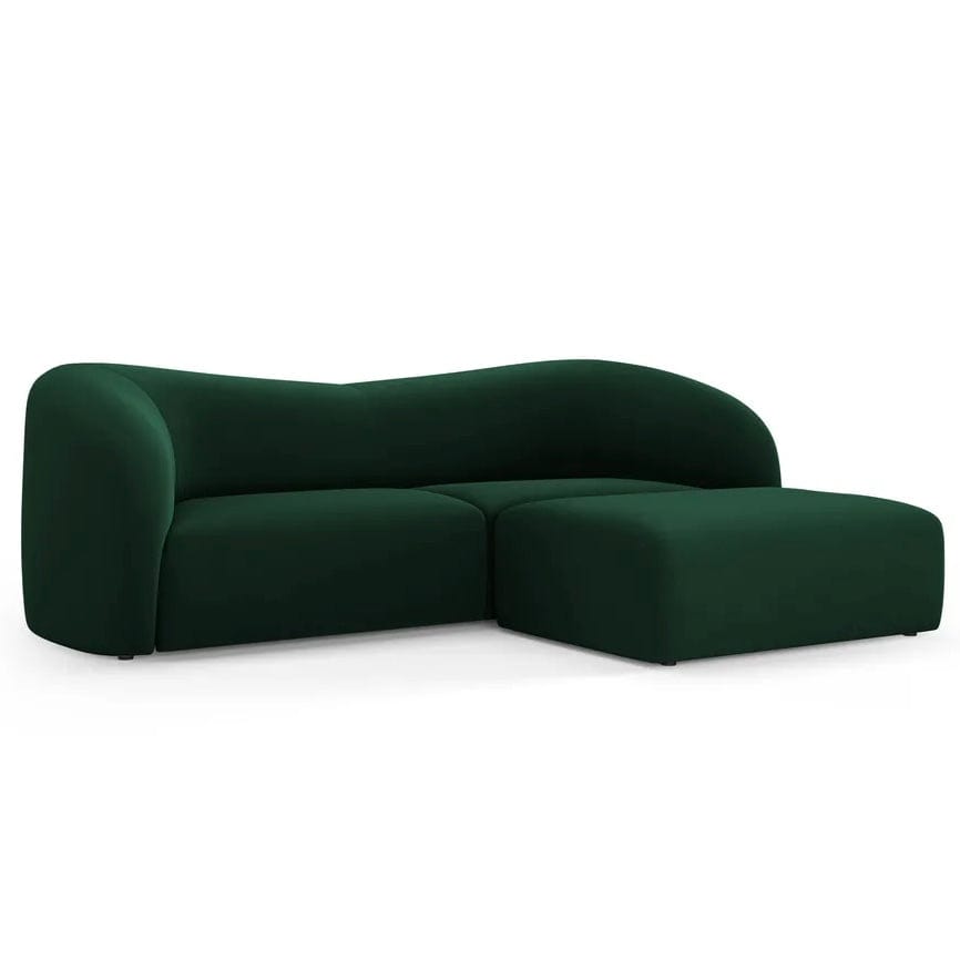 Inessa Scratch Resistant Curve Sofa - Exclusivia
