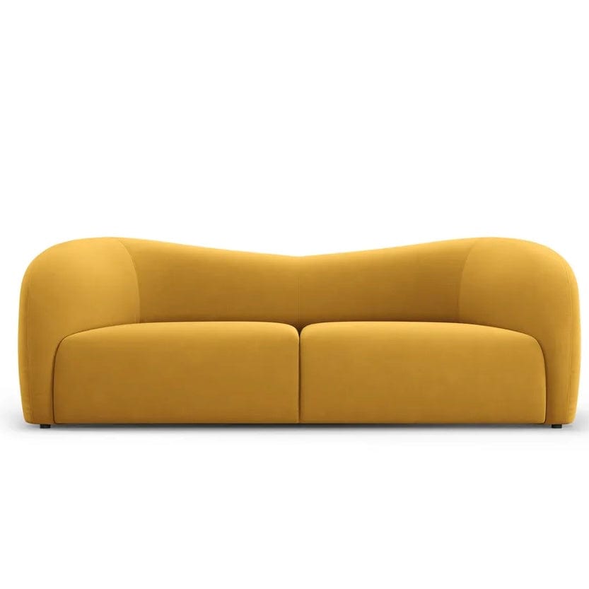 Inessa Scratch Resistant Curve Sofa - Exclusivia