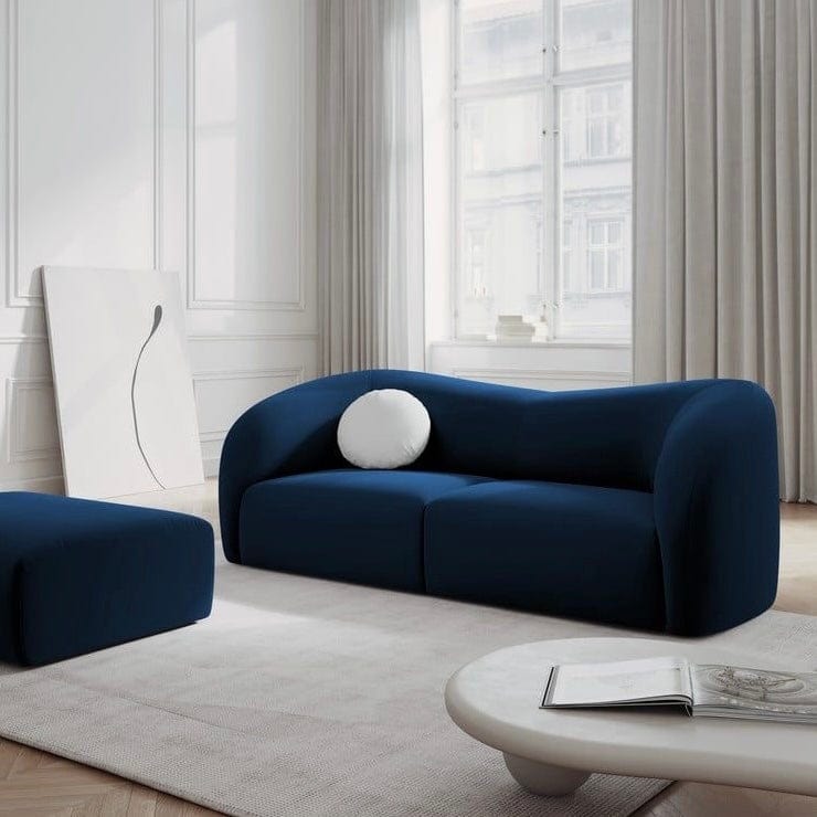 Inessa Scratch Resistant Curve Sofa - Exclusivia