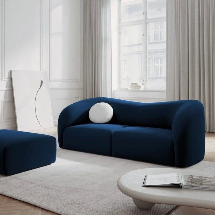 Inessa Scratch Resistant Curve Sofa - Exclusivia