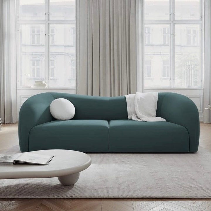 Inessa Scratch Resistant Curve Sofa - Exclusivia