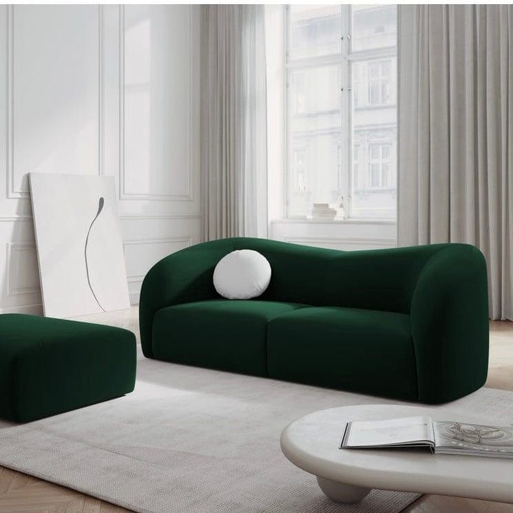 Inessa Scratch Resistant Curve Sofa - Exclusivia