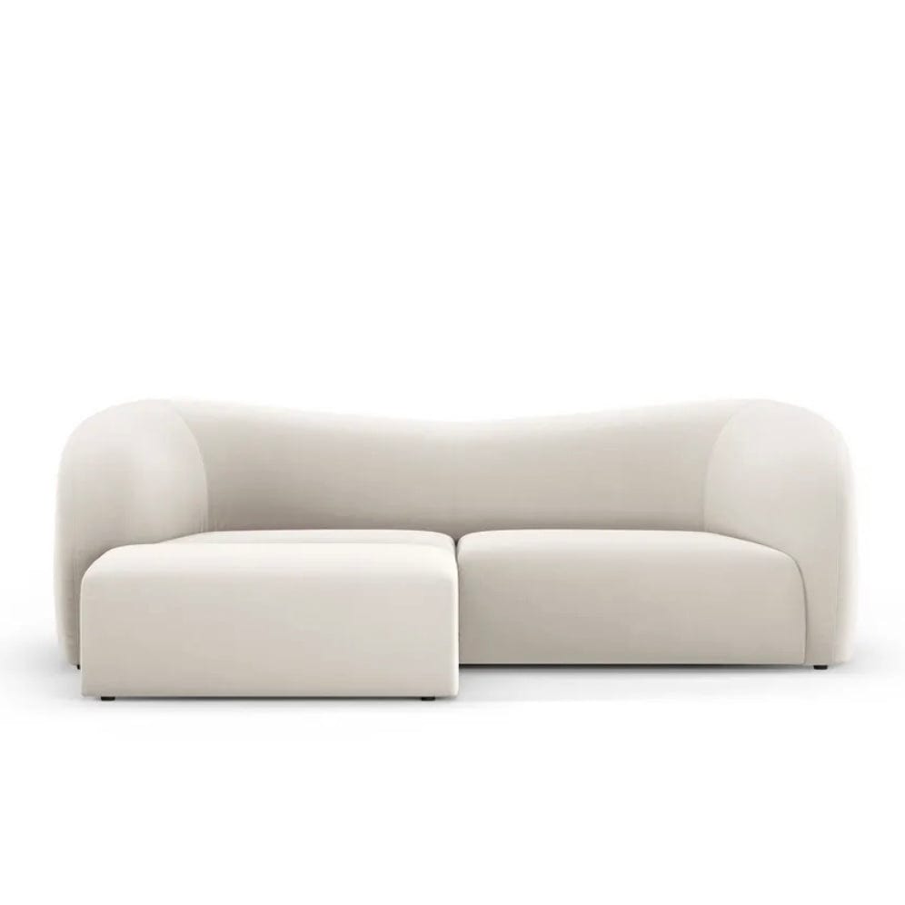 Inessa Scratch Resistant Curve Sofa - Exclusivia