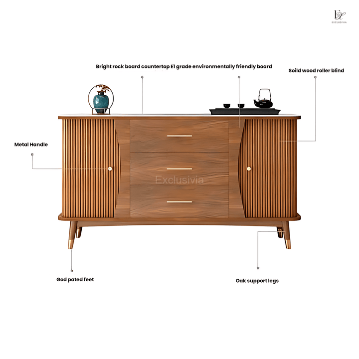 IVAN Scandinavian Sideboard Cabinet - Exclusivia