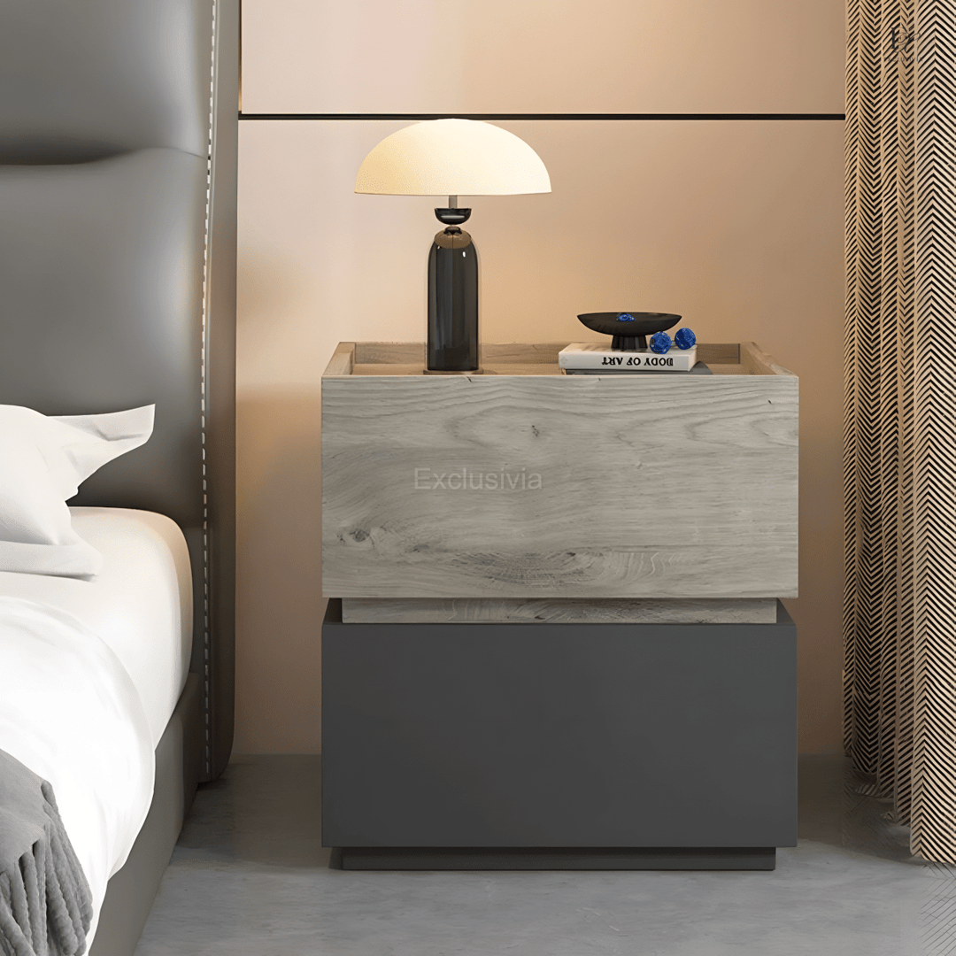 JANEL Modern Bedside Table - Exclusivia