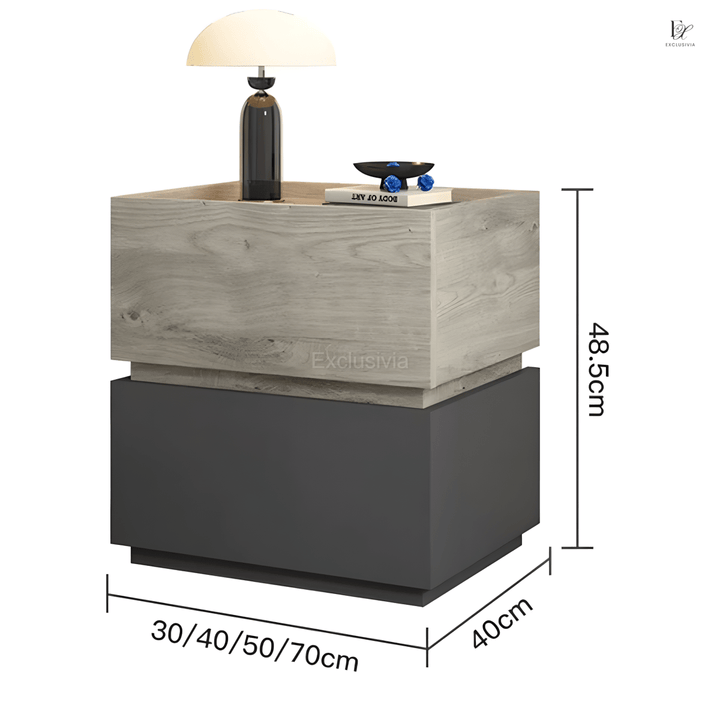 JANEL Modern Bedside Table - Exclusivia