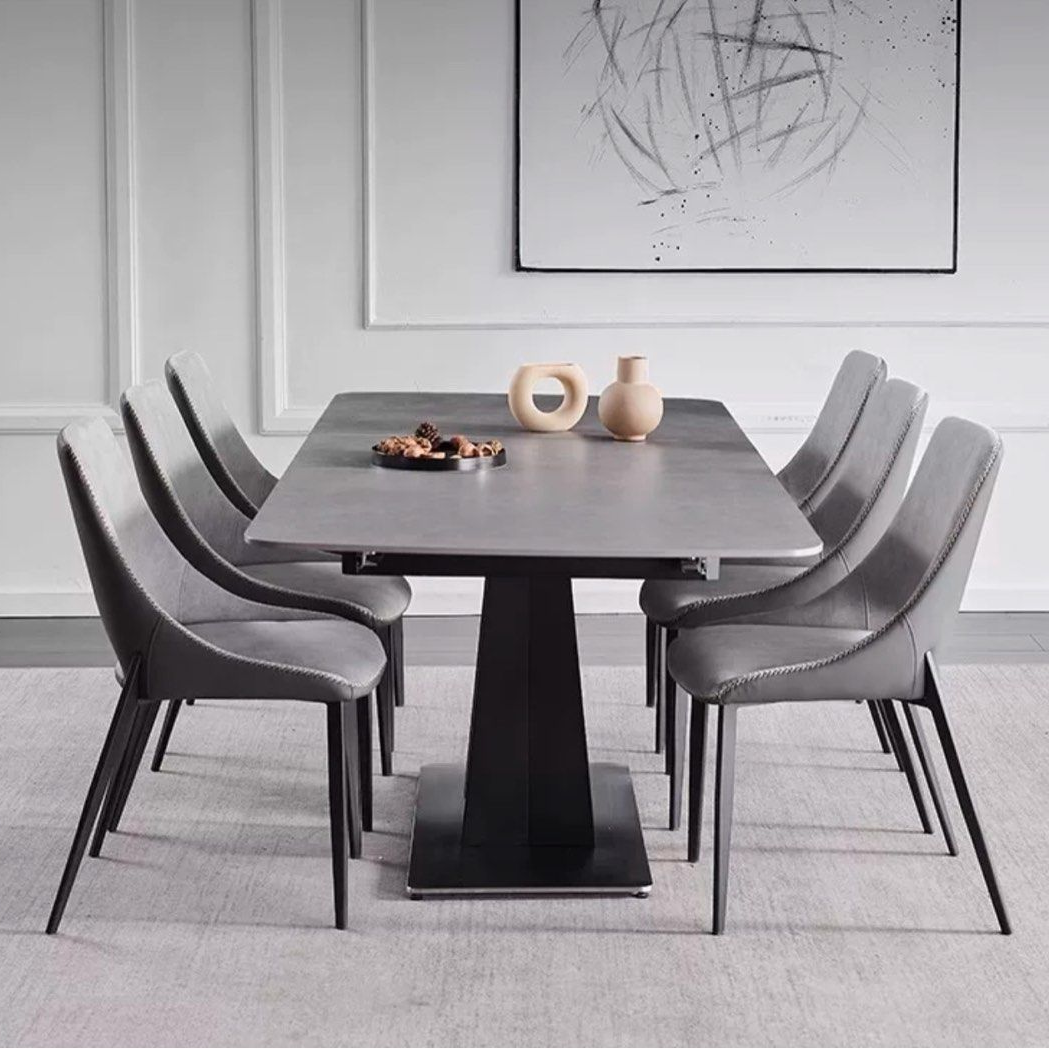 CORVAN Modern Sintered Stone Extendable Dining Table