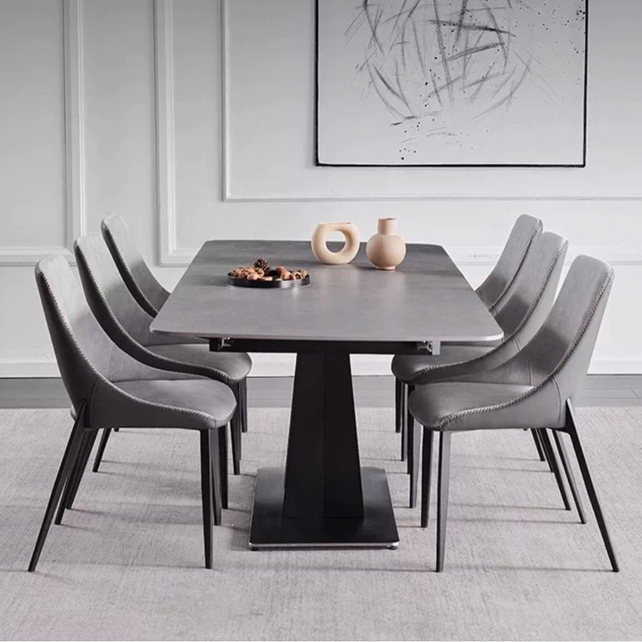 CORVAN Modern Sintered Stone Extendable Dining Table