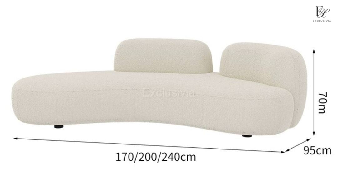 JAZZI Modern Boucle Sofa - Exclusivia