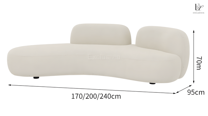 JAZZI Modern Boucle Sofa - Exclusivia